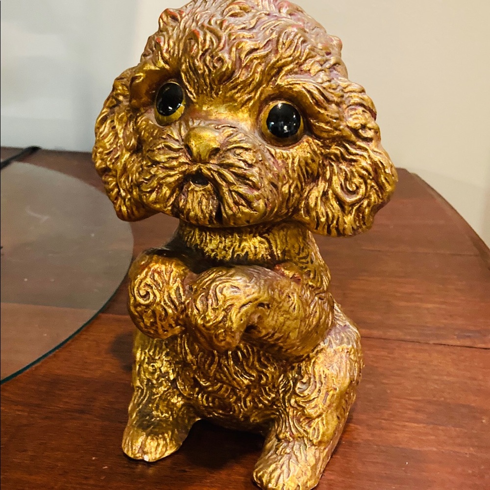 Vintage Freeman Anthony Hetrick, California Puppy dog Pottery.